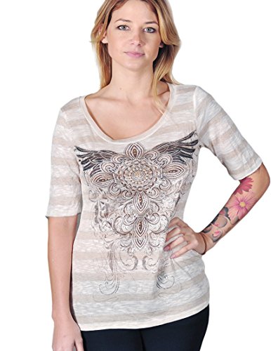 Algopix Similar Product 9 - Angels & Diamonds Wing Top