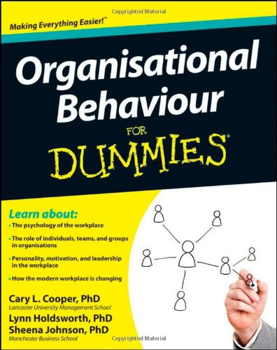 Organisational Behaviour For Dummies by Cary L. Cooper