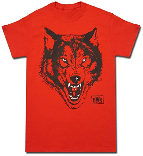 NWO New World Order Wolfpac Logo Adult Red T-shirt
