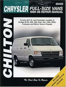 Dodge Vans, 1989-98 (Chilton's Total Car Care Repair Manual)