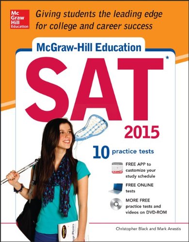McGraw-Hill Education SAT with DVD-ROM, 2015 Edition by Christopher Black
