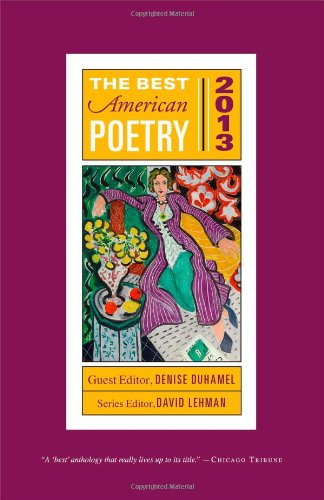The Best American Poetry 2013 by David Lehman