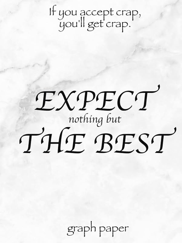 If you accept crap, you'll get crap. EXPECT nothing but THE BEST. Graph paper: 4x4 graph paper by J L Ka