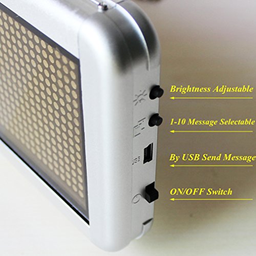 Buy 3 Color Moving Message Led Sign Display Board Rechargeable ...