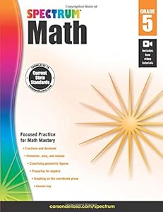 Spectrum Math Workbook, Grade 5