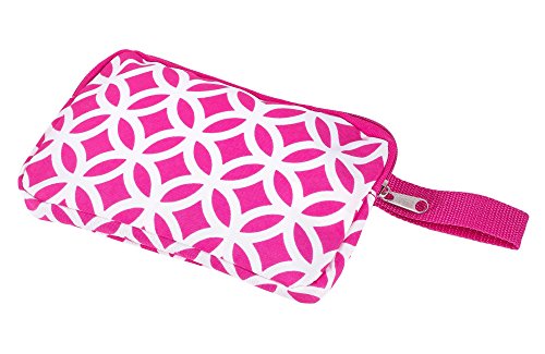 Patterned Polyester Zipper Closure Accessory Pencil Case - 8