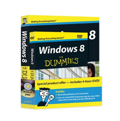 Windows 8 For Dummies, Book + DVD Bundle by Andy Rathbone