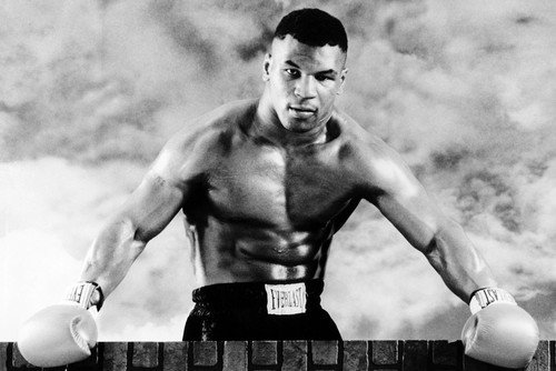 

Mike Tyson Barechested Boxing Pose 24x36 Poster