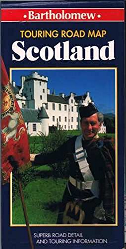 Touring Road Map of Scotland by Johnson