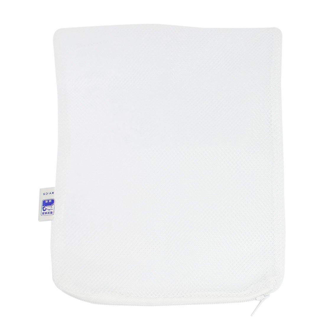 

2 Pcs Zipper Closure Aquarium White Nylon Breeder Net Bags 210mm x 150mm