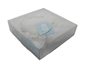 Girls Headband style First 1st Communion Veil with White lace Rosettes and Very Firm White Tulle Catholic Christian Religious Head Band