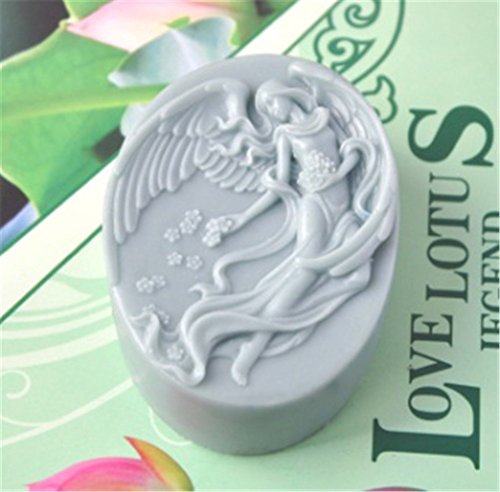 Oval Shape Angel Soap Mold