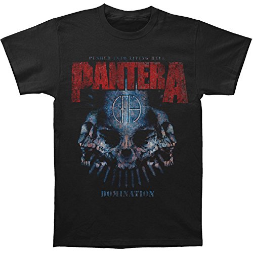 Pantera Men's Domination Distressed T-shirt Black
