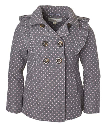 Algopix Similar Product 4 - Cremson Girls Wool Blend Hooded Ruffle