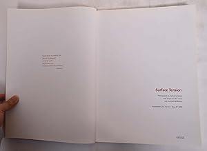 Katharina Bosse: Surface Tension by Reinhold Misselbeck