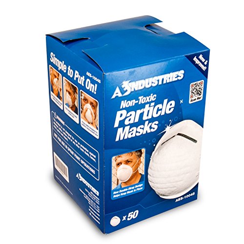 AES Industries Non-Toxic Double Strap Dust Mask - Box of 50