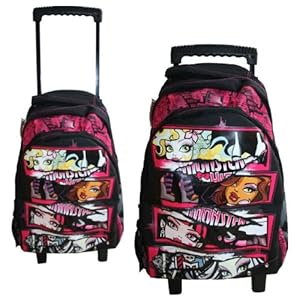 MONSTER HIGH - Trolley Rucksack Schultrolley 45x31x17cm: Amazon.de ...