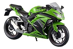 スカイネット 1/12 完成品バイク kawasaki Ninja250 ライムグリーン SE