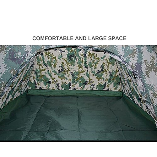 Waterproof 210T Polyester 2 Person 4 Season Dome Tent for Camping Hiking with Carry bag - Camo - Image 3