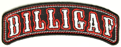 Dilligaf Rocker Small Patch - By Ivamis Trading - 3.75x1.5 inch