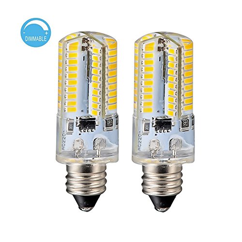 LJY® 2Pcs Pack E11 4W Dimmable 80-LED Bulb, Warm White Light, 3000-3200K, 300-320LM, 110V AC