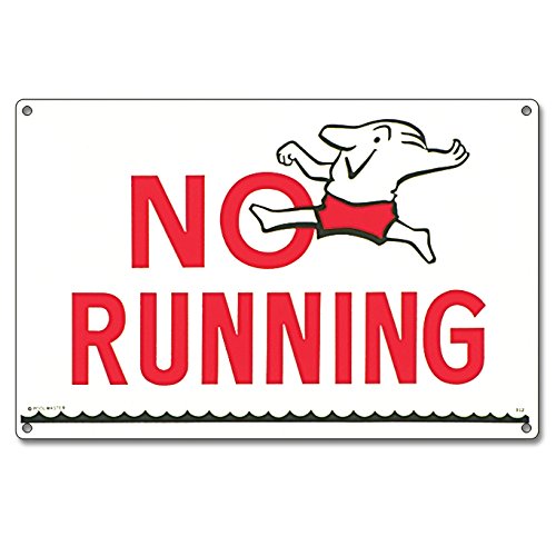 

Poolmaster 40312 No Running Sign for Residential or Commercial Pools