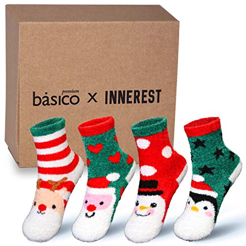 Algopix Similar Product 18 - Basico Kids Winter Fuzzy Socks Cozy