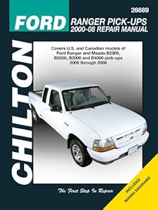 Ford Ranger Pick-Ups 2000-2008 (Chilton's Total Car Care Repair Manuals)
