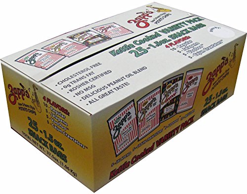 Zapp's New Orleans Style Potato Chips 25 1.5 oz. Snack Bags