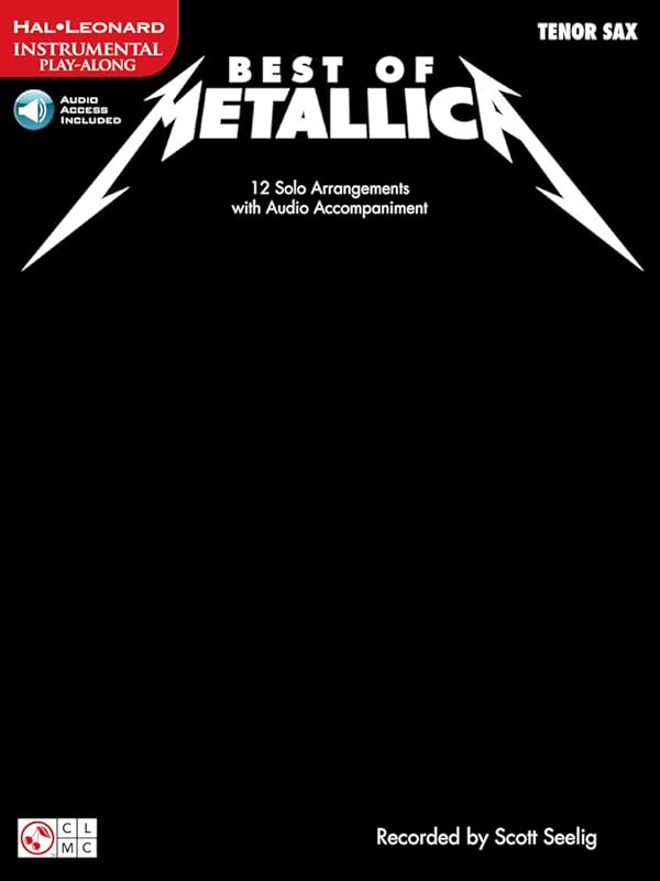 Best of Metallica - Instrumental Solos for Tenor Sax (Book/Online Audio) by Metallica