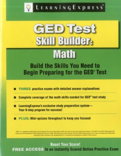 GED Test Skill Builder: Math by Learning Express Llc
