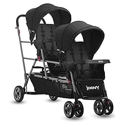 Joovy Big Caboose Stand-On Tandem Triple Stroller Black