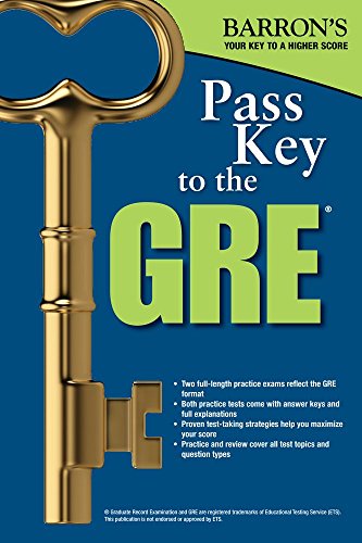 Pass Key to the GRE, 8th Edition by Sharon Weiner Green M.A. 
			
			
		
		
		
       	 
       		
       			,