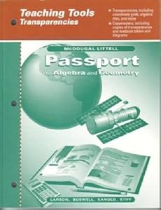 Warm-Up Transparencies with Standardized Test Practice (Passport to Mathematics)