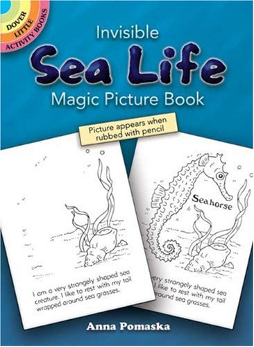 Invisible Sea Life Magic Picture Book (Dover Little Activity Books)