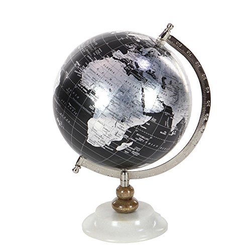 Algopix Similar Product 3 - Benzara Beautiful Pvc Wood Marble Globe