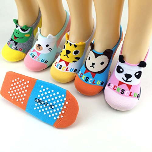 Toptim Baby Girl's Socks Anti Slip Skid Socks for Infants and Toddlers