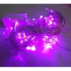 Purple Color 10m/33feet 100 Led String Fairy Light for School Wedding Christmas Xmas Party