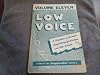 Low Voice - Volume 11 (A Collection of Favorite Gospel Songs for Baritone and Alto Soloists)