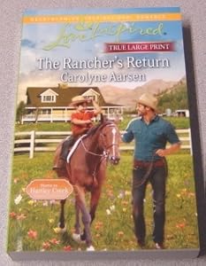 The Rancher's Return, Large Print