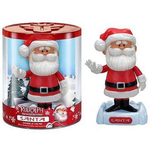 Santa Claus - Rudolph the Red-Nosed Reindeer - Wacky Wobbler Bobble-Head