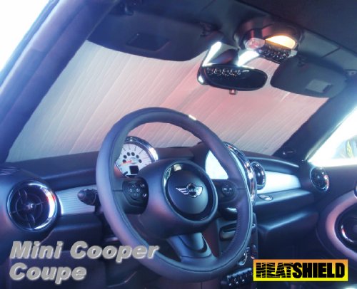 

Sunshade for Mini-Cooper 2Door Coupe & 2Door Roadster 2012 2013 2014 2015 Heatshield Windshield Custom-fit Sunshade #1345