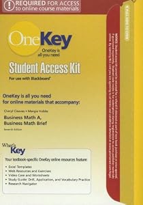 Business Math A, Business Math Brief (OneKey)