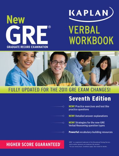 New GRE Verbal Workbook by Kaplan