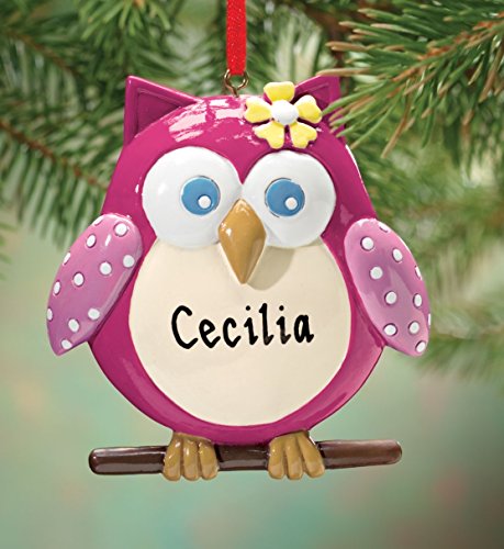 Personalized Sweet Owl Ornament