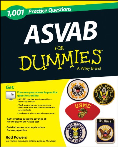 1,001 ASVAB Practice Questions For Dummies by Rod Powers