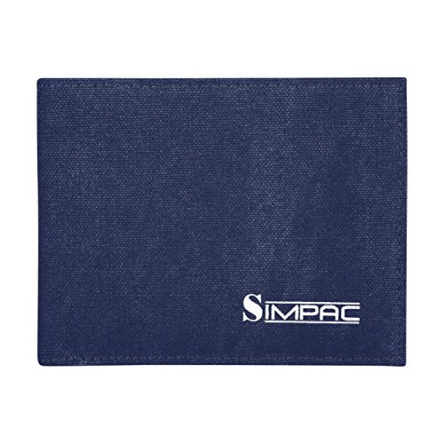 Simpac Canvas Mens Bifold Slim Wallet Front Pocket Wallet