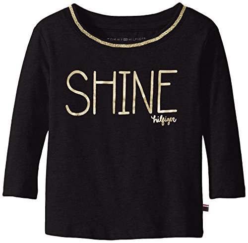 tommy girl小女孩款长袖dollman罗纹neck shinet恤