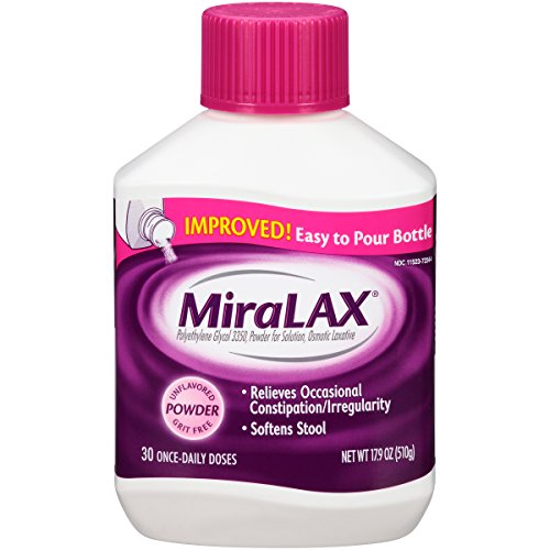 MiraLAX laxative powder, 17.9 Ounces, 30 doses