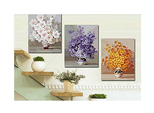 

Pack of 20¡¡[WOODEN FRAMED] Diy Oil Painting, paint By Number- Rich Blessings 16*20 inch